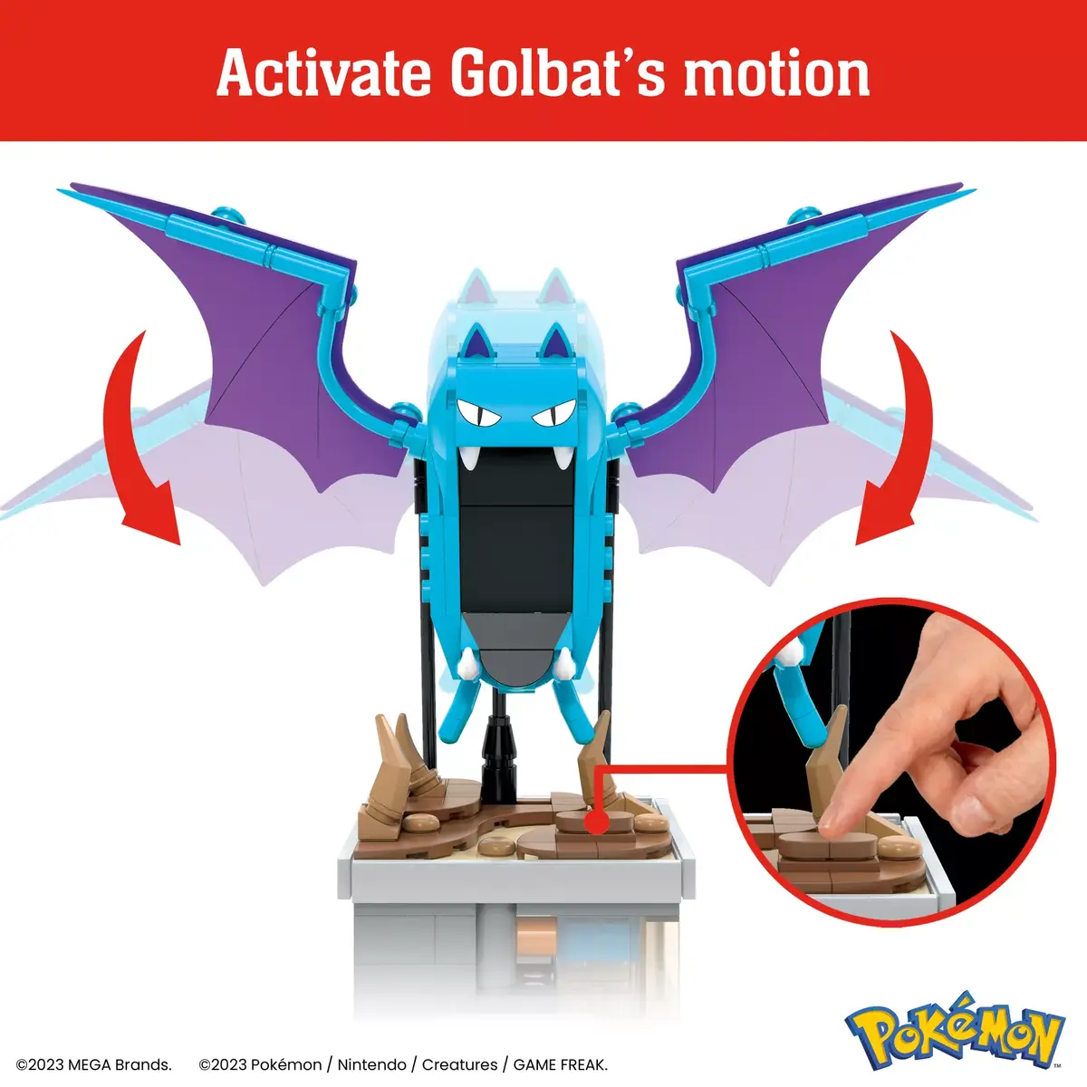MATTEL MEGA Showcase Pokémon Mini Motion Golbat Photo 7