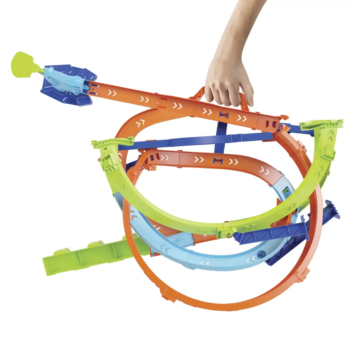 Transportlīdzekļu un trases komplekts Hot Wheels Action Loop Cyclone Challenge Photo 2