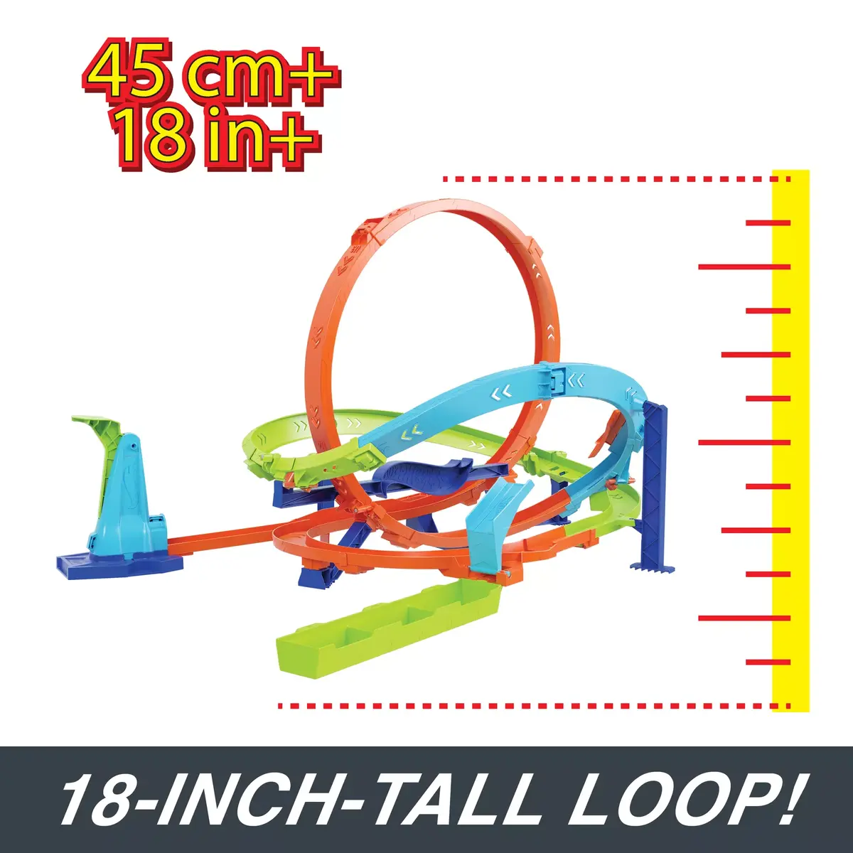 Transportlīdzekļu un trases komplekts Hot Wheels Action Loop Cyclone Challenge Photo 6