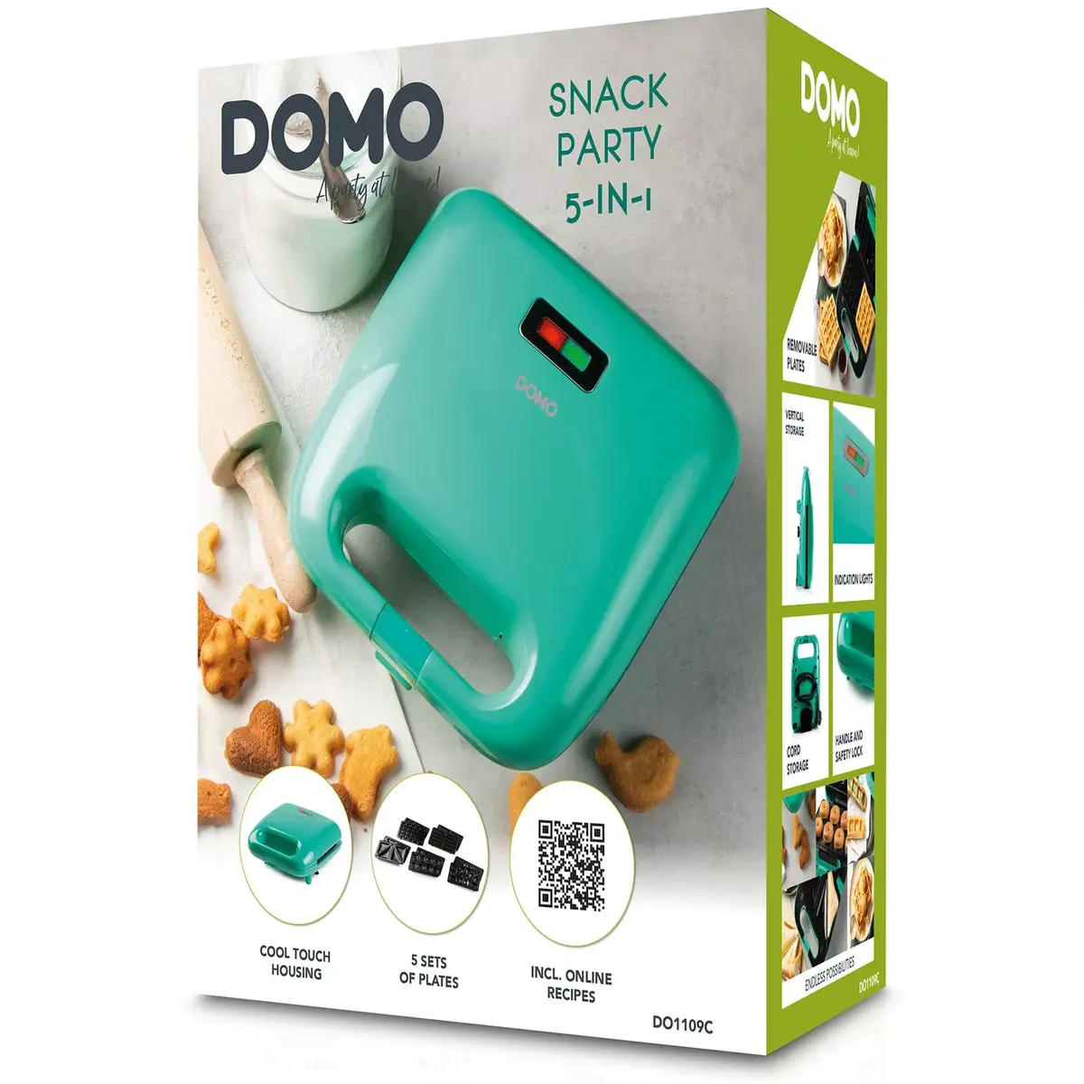 Vafeļu cepeškrāsns Domo DO1109C Photo 34