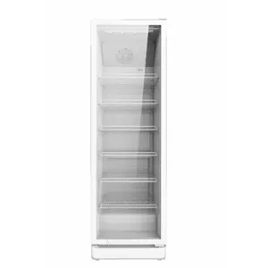 Beverage cooler BOMANN KSG 7351, freestanding display cooler, 347 L, white, 0–10°C, double‑glazed door
