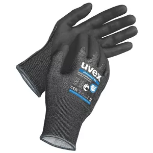 Factory gloves Uvex phynomic F XG Black Elastane Polyamide Polyethylene Steel