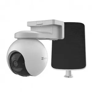 IP-камера видеонаблюдения EZVIZ EB8 4G с солнечной панелью — 3 МП (2304×1296), 4G LTE, аккумулятор 10400 мА·ч, IP65, PTZ 340°/65°