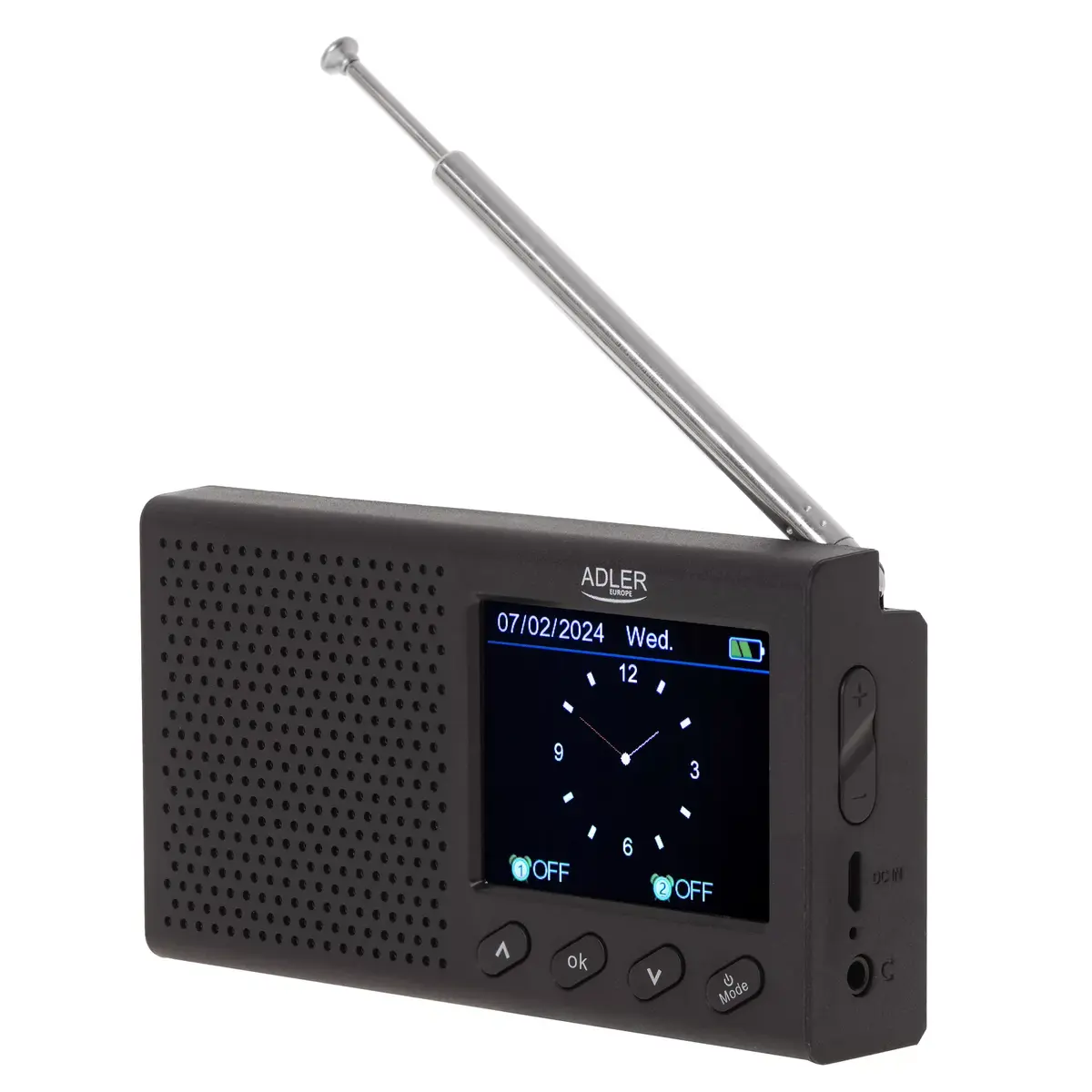 Adler AD 1198 travel radio with alarm Photo 3