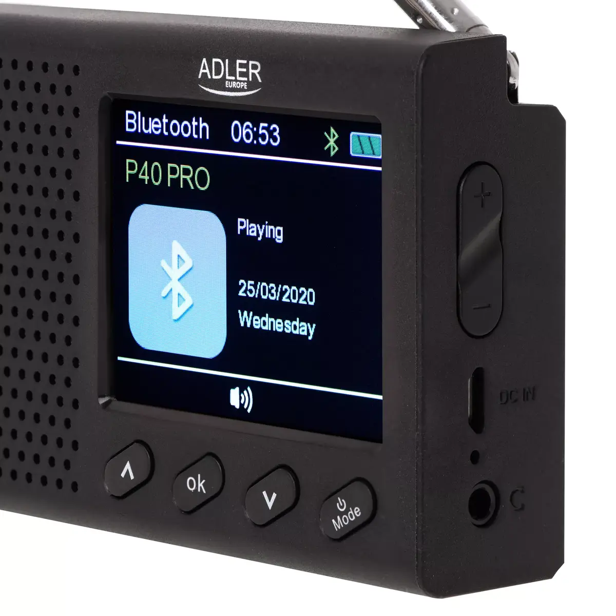 Adler AD 1198 travel radio with alarm Photo 4