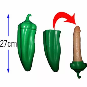Dildo DIABLO PICANTE Silikons Zaļš