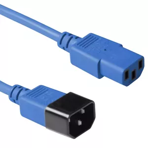 Microconnect PE1413B09 кабель питания Синий 0,9 m Разъем C13 Разъем C14