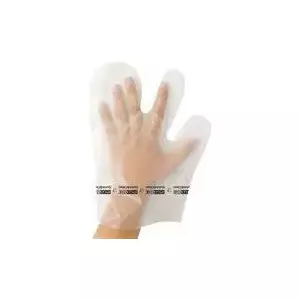 Disposable Hygiene Glove HYGOSTAR 3-Finger Coex Transparent for Quick&Clean CleanHands System