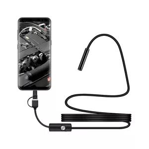Inspection camera endoscope 720p, 2 m cable, IP67 waterproof, 6× LED, 67° viewing angle