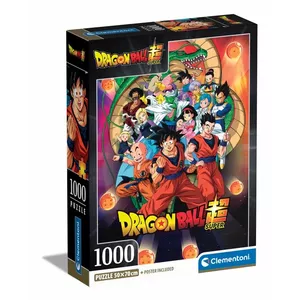 Jigsaw puzzle Clementoni Supercolor 39919 — 1000 pieces, Dragonball cartoons, 500×700 mm