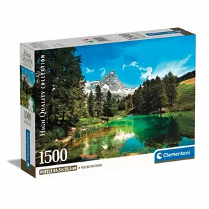 Пазл Clementoni High Quality Collection Blue Lake — 1500 деталей, 843×592 мм, пейзаж