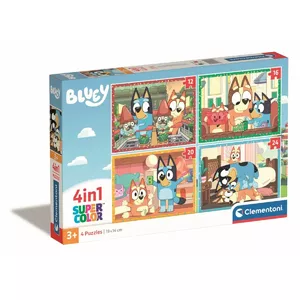 Набор пазлов Clementoni Bluey 4 в 1 — 72 детали (4 пазла)