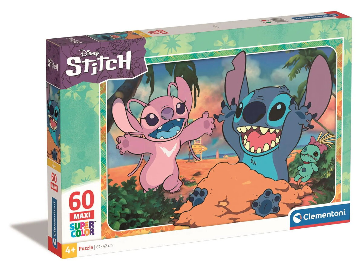 Clementoni Disney Stitch Maxi SuperColor 60
