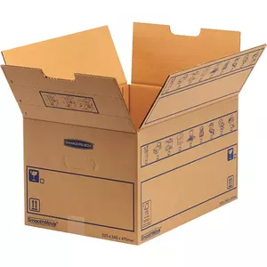 Storage box Fellowes 6203601 Rectangular Cardboard Natural 39L