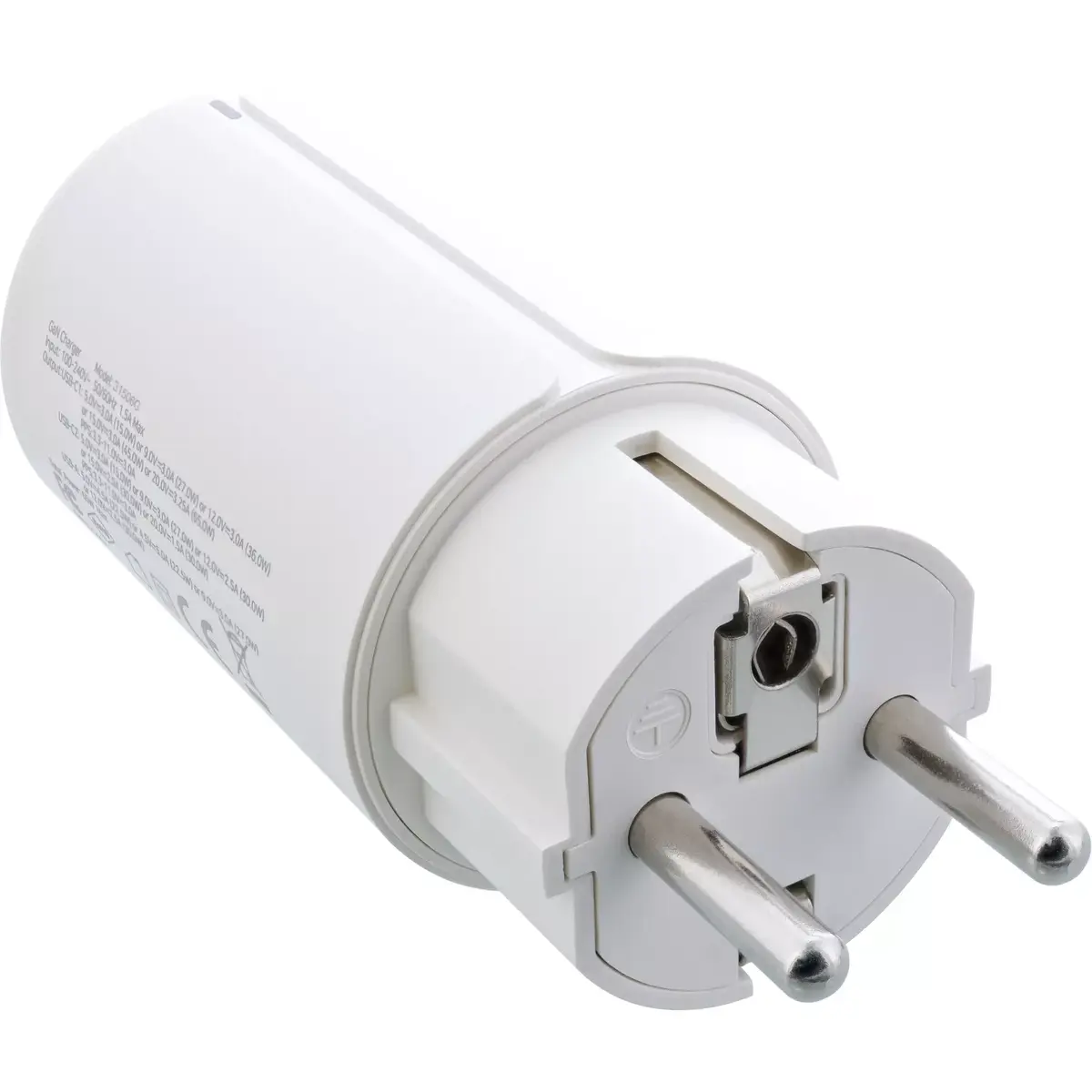 InLine USB PD strāvas padeve GaN lādētājs 3-porti 65W Photo 2