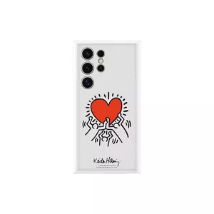 Cover Samsung Galaxy S24 Ultra EF-MS928CWEGWW Red Transparent Stylish Design