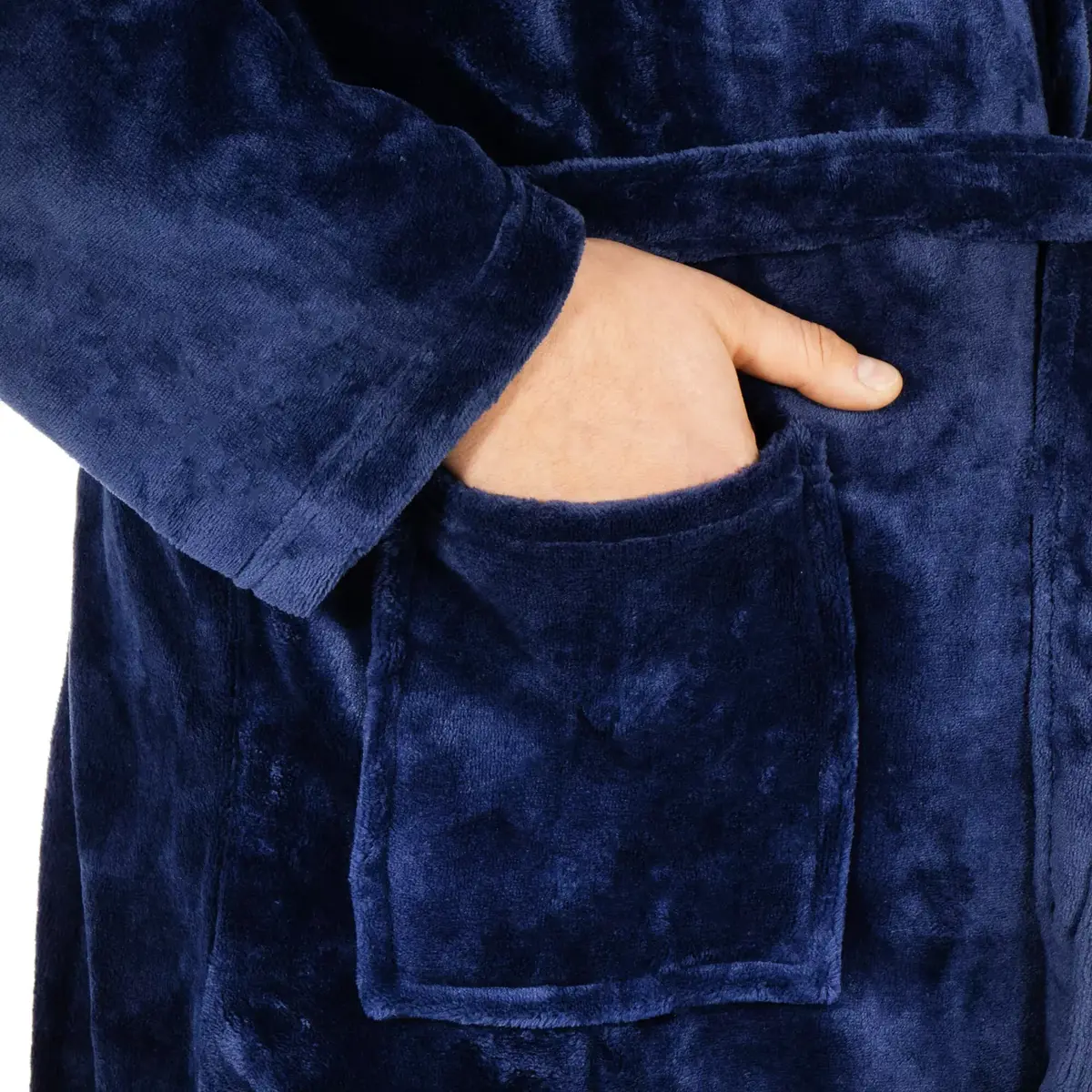 Men's Bathrobe Springos HA7380 Photo 7