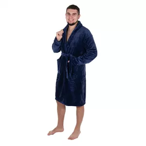 Bathrobe Springos HA7379 for men, lightweight soft fabric, model HA7379