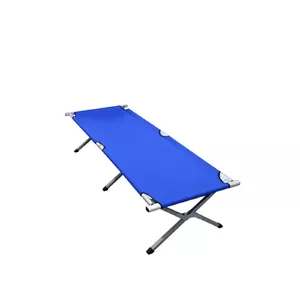 Saliekamā gulta BESK 190x64x42 cm modelis 9073162, pārnēsājams metāla rāmis, kompakta uzglabāšana