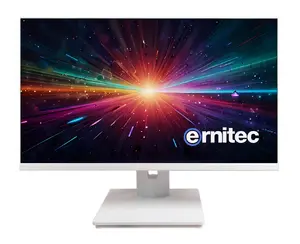 Ernitec 0070-24127-F-W Промышленный монитор видеонаблюдения 27 Дюймов Full HD ЖК Белый 1920 x 1080 Пикселей Крепление VESA