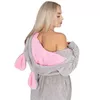 Fleece bathrobe Springos HA7372 L/XL Photo 7