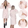 Springos HA7365 Women's Fleece Bathrobe Photo 7