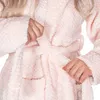 Springos HA7365 Women's Fleece Bathrobe Photo 9