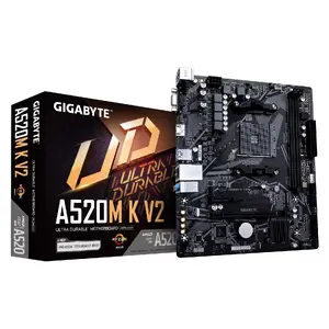 Motherboard GIGABYTE A520M K V2, A520, AM4, Micro ATX