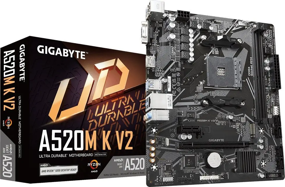 Pamatplate GIGABYTE A520M K V2, A520MKV21.1 Photo 5