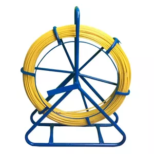 Kabeļu vilkšanas buksieris uz statīva, electro base ROD-3.8mm-100m — stikla šķiedras buksieris Ø3.8 mm, garums 100 m