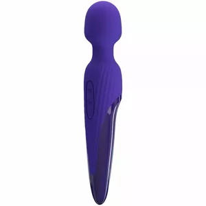 Wand Vibrator Pretty Love Antony — Silicone, Violet, Heat Effect, Multiple Vibration Modes