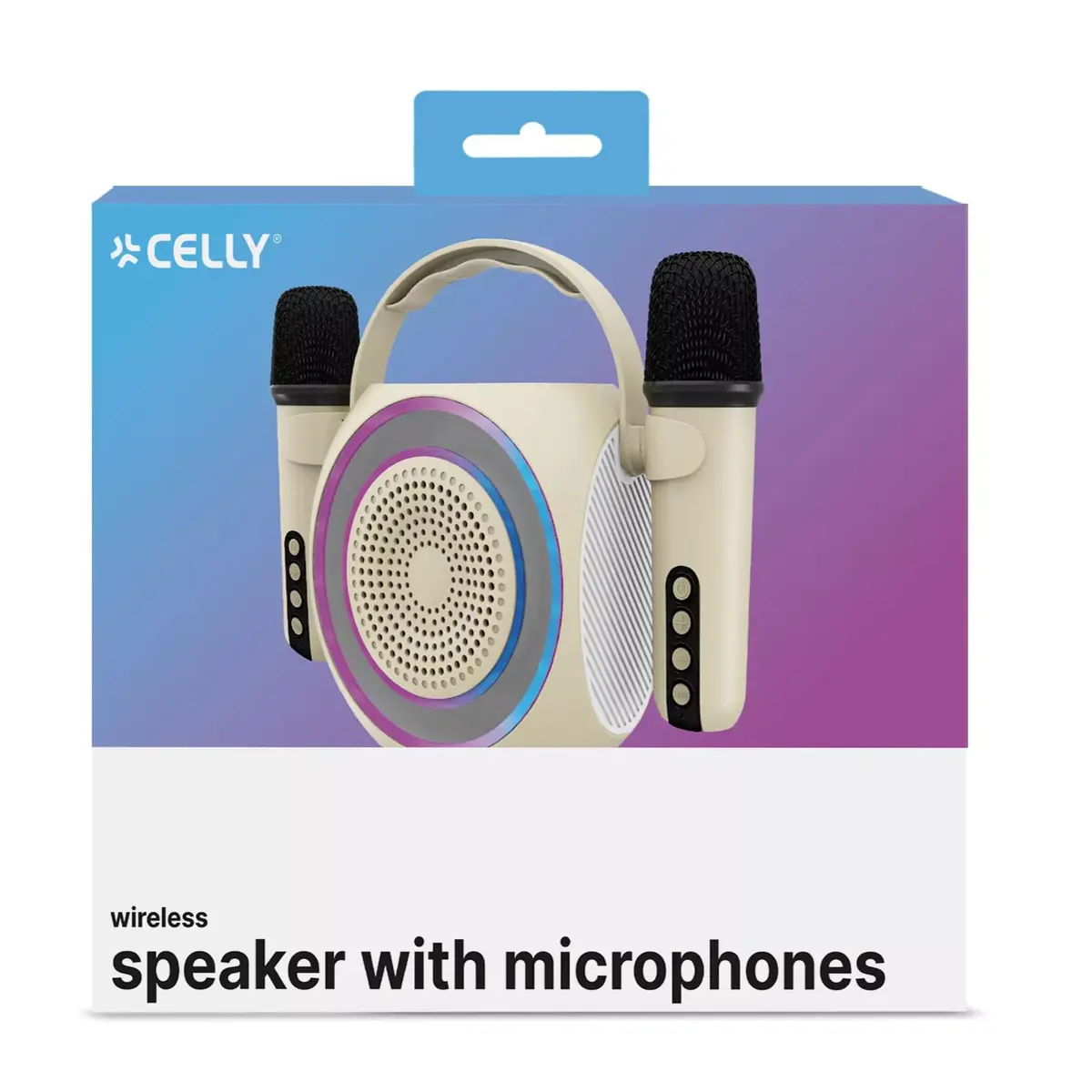 Микрофон Celly PARTYMIC2 White Photo 4