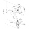 InLine Tablet Holder with Table Clamp up to 12.9" Photo 2