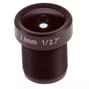 Objektīvs Axis M12 2.8mm F1.2 Iekštelpu Melns 170° Skata Leņķis