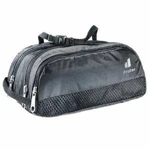 Косметичка DEUTER Wash Bag Tour II — компактная дорожная туалетная сумка, чёрная