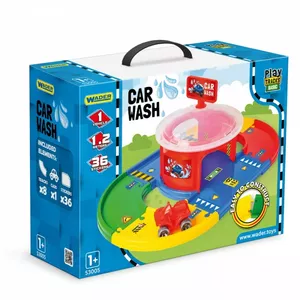 Игровая мойка для машин Wader Play Trucks Basic Car Wash, пластиковая интерактивная станция