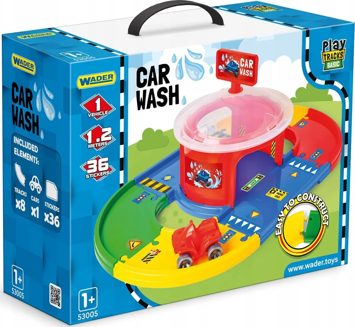Wader Play Trucks Basic Car Wash rotaļu automazgātuve Photo 4