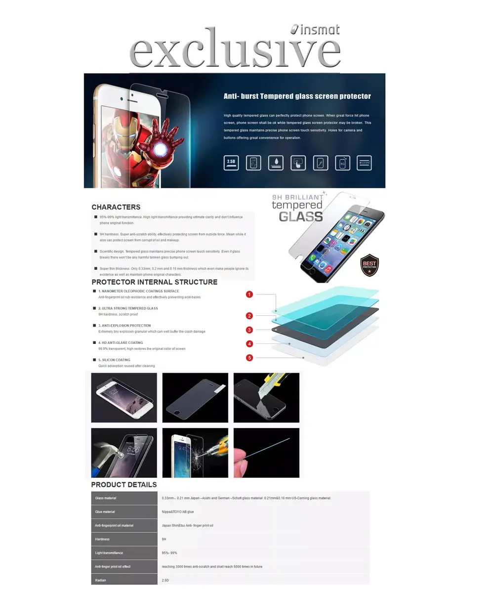 Защитное стекло Insmat 861-1521 Samsung Galaxy Xcover 7 Photo 2