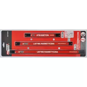 Magnetic Leveling Strip Set AWTools AW17210 — 3 pcs magnetic strips for holding and aligning metal parts