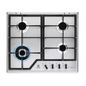 Electrolux KGS64362XX Нержавеющая сталь Встроенный 60 cm Газовый 4 зона(ы)