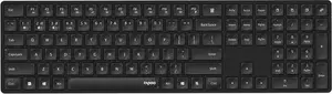 Wireless keyboard RAPOO E8020M Blade Black — ultra-slim rechargeable design
