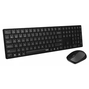 Wireless mouse RAPOO 8020M Black — 2.4 GHz optical, compact portable design