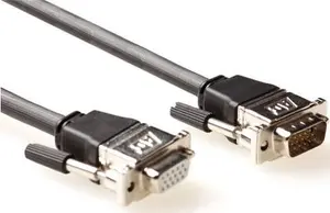 ACT 30 m High Performance VGA Extension Cable Male-Female Black with Metal Hoods