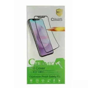 Закалённое стекло iLike для iPhone 7/8/SE 2020/SE 2022 — твёрдое керамическое, чёрное