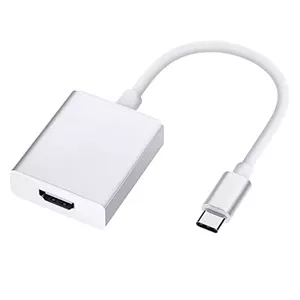 iLike HD2 USB-C Plug to HDMI 4K Female Audio & Video Cable Adapter 10cm - Converter White (OEM)