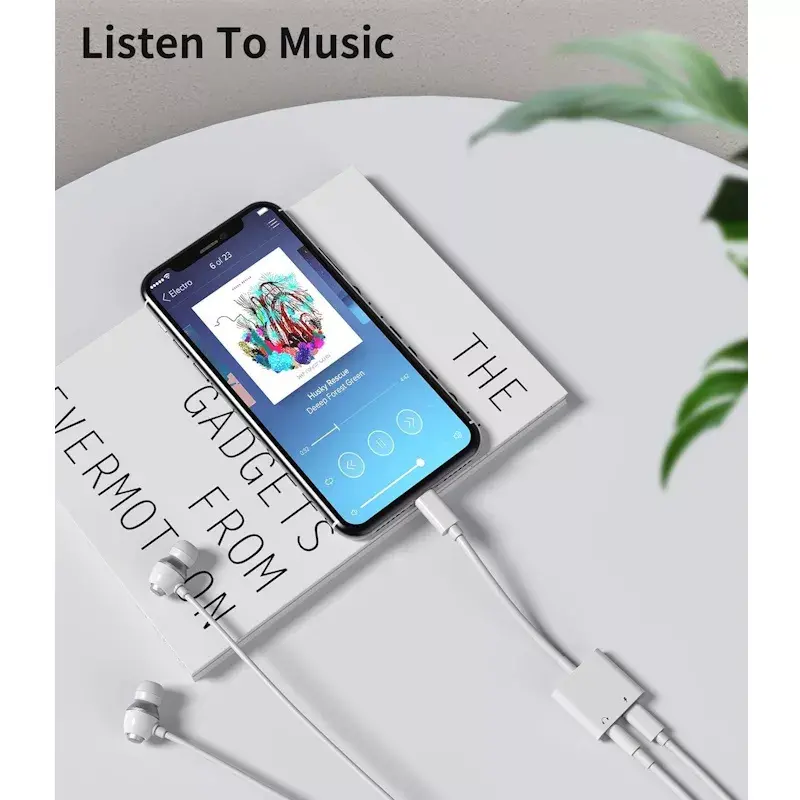 Audio adapter iLike AX7 Dual Lightning to 3.5mm Photo 7
