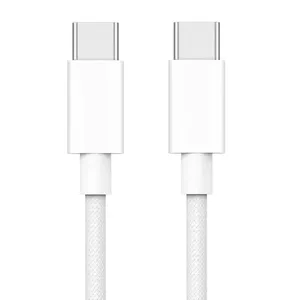 USB-C cable iLike ILI65WCTTT1W 65W, 1 m, white