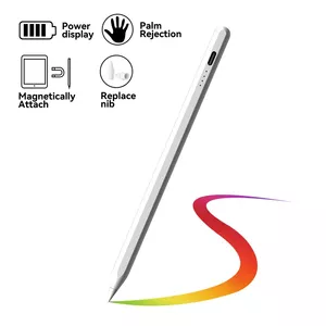 iLike SL3 Active NIB Stylus Pen ar augstas jutības 1,4 mm smalkas spalvas pildspalvu Apple iPad / iPhone plaukstu noraidīšanai Balts