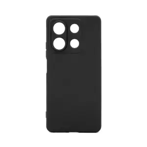 Silikona aizsargvāciņš iLike priekš Xiaomi Redmi Note 13 5G, Nano, melns