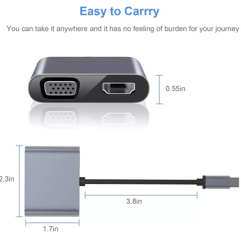 USB-C Converter iLike HD5 — HDMI 4K@30Hz, USB 3.0 Photo 9